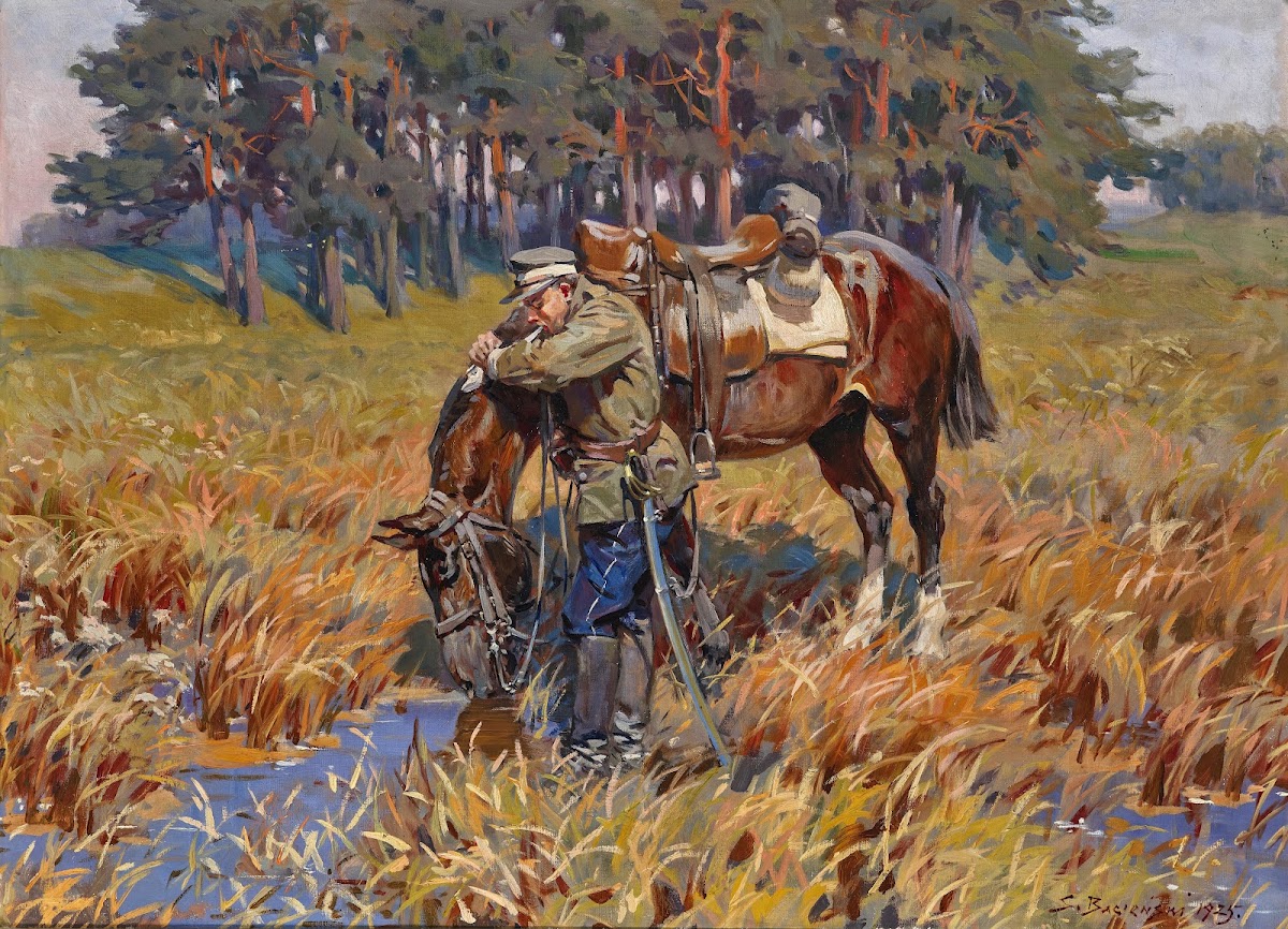 Resting near the Waterhole 1925