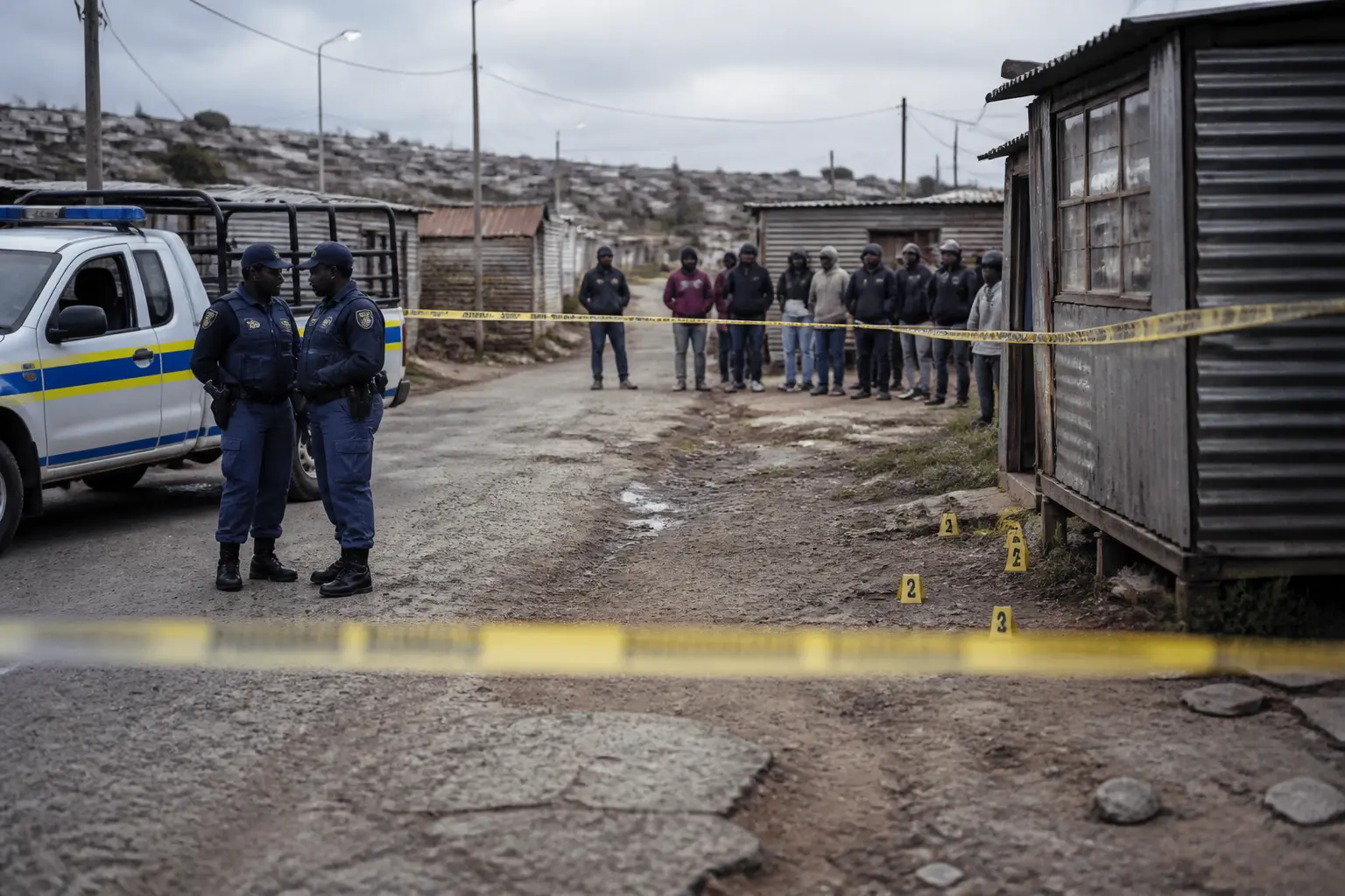 Editorial image for Gunmen kill 27 people in two mass shootings in South Africa