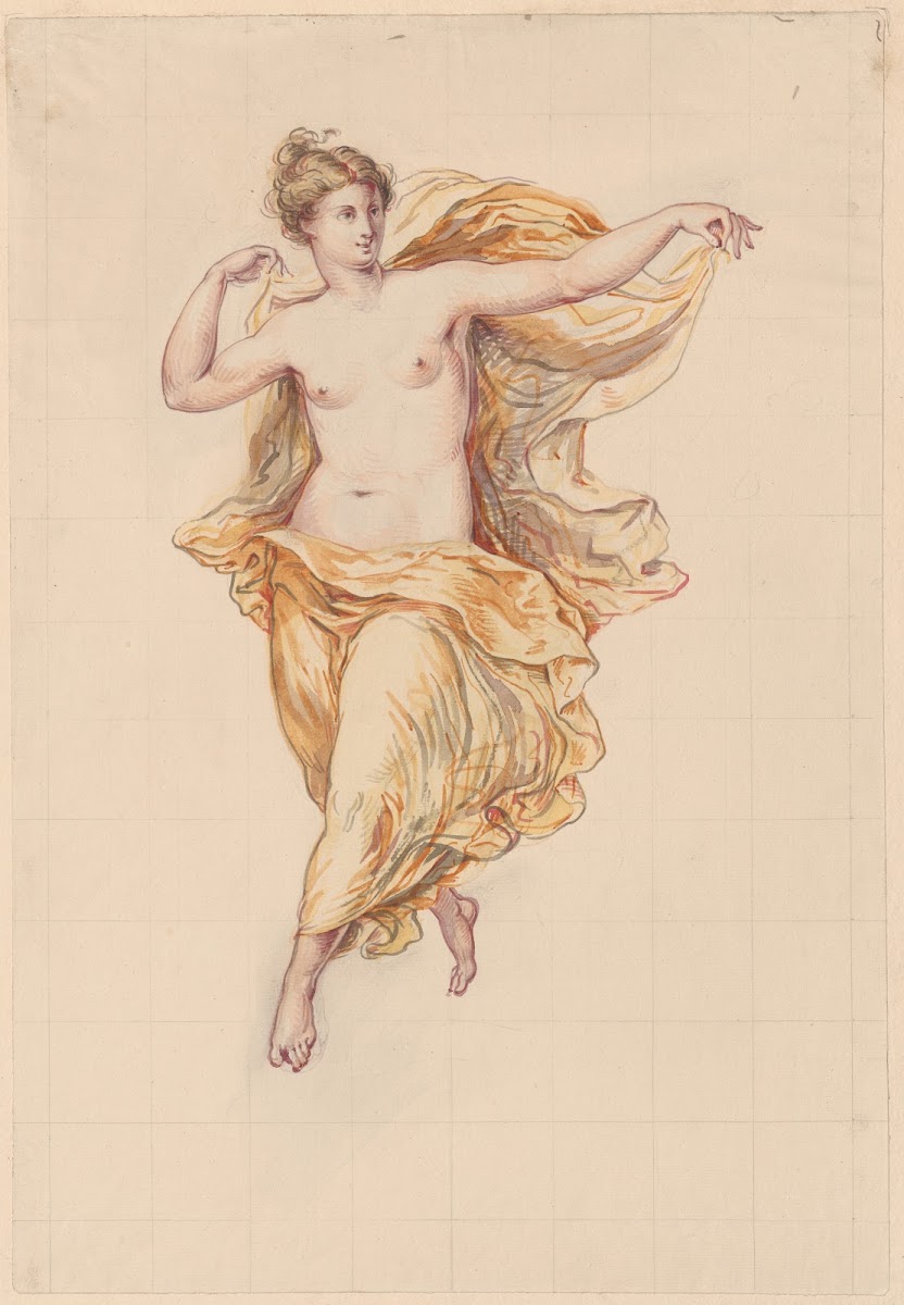 Dancing woman or nymph