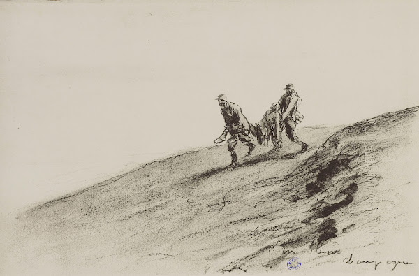 Un blessé Champagne 1915 1916