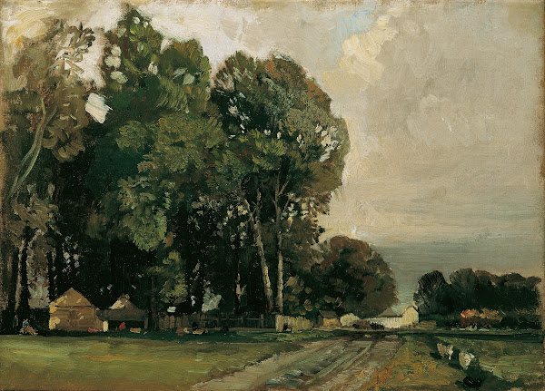 Motiv aus dem Prater  Krieau 1873 1874