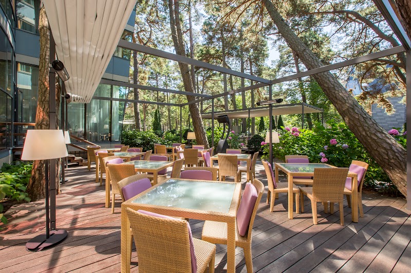 Restaurant Palanga terrace dining Lithuania