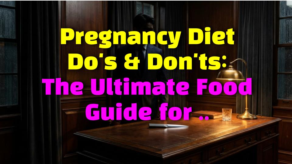 Pregnancy Diet Dos & Donts: The Ultimate Food Guide for Moms-to-Be!