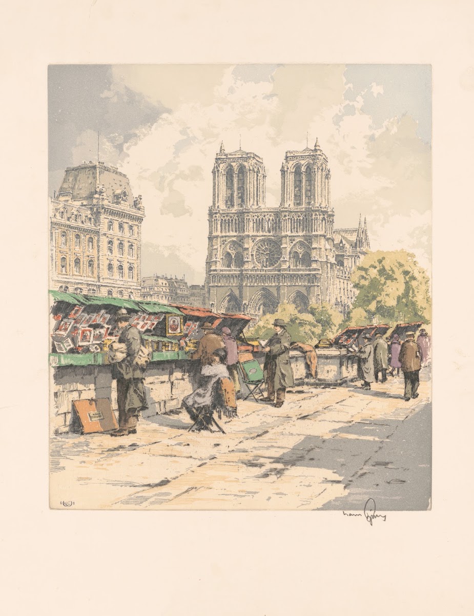 Notre Dame I bookstalls 19th century