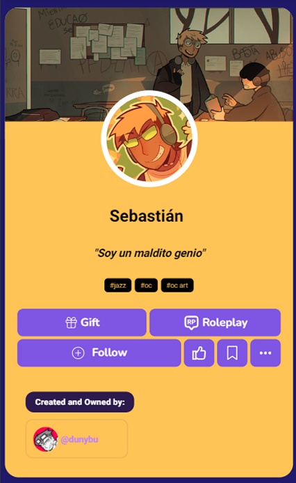 Customized character profile 15