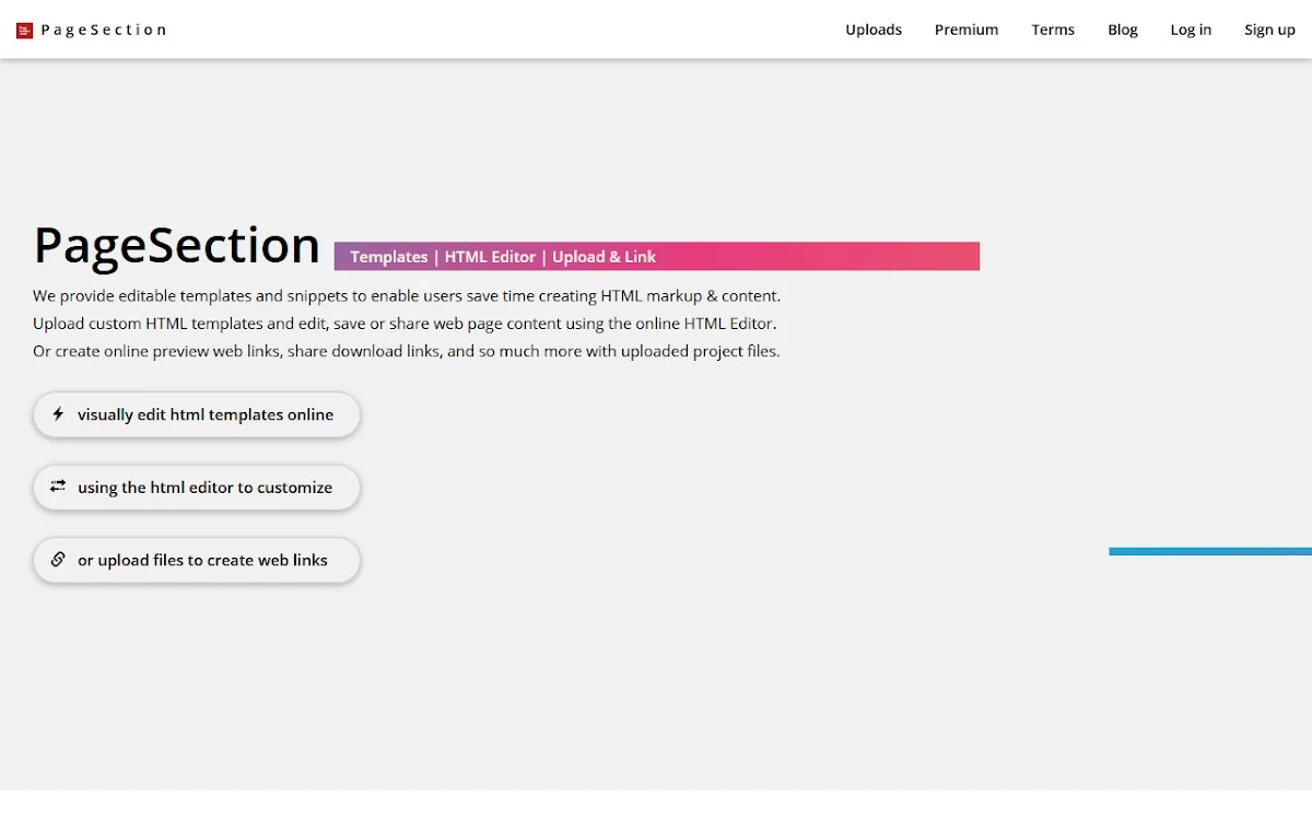 Captura de AI web page translator by pagesection.com