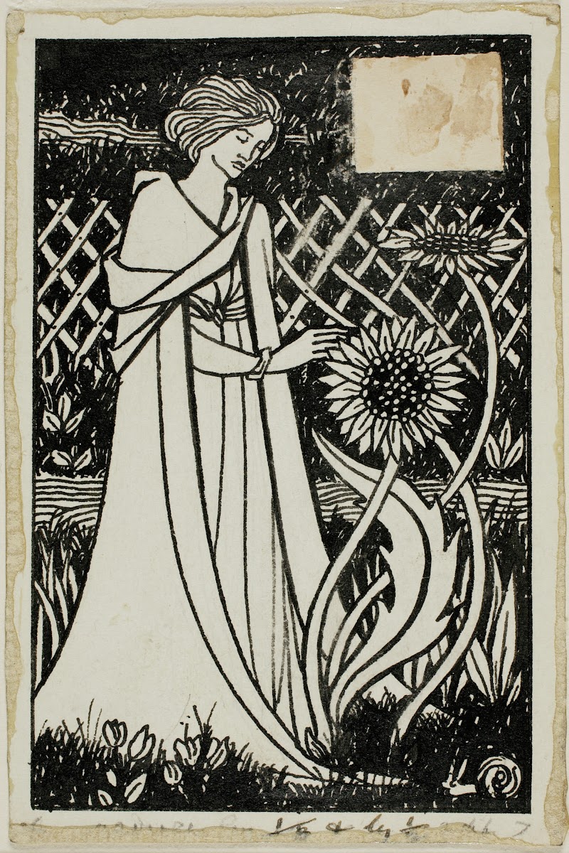 Woman with Sunflowers 1892 98
