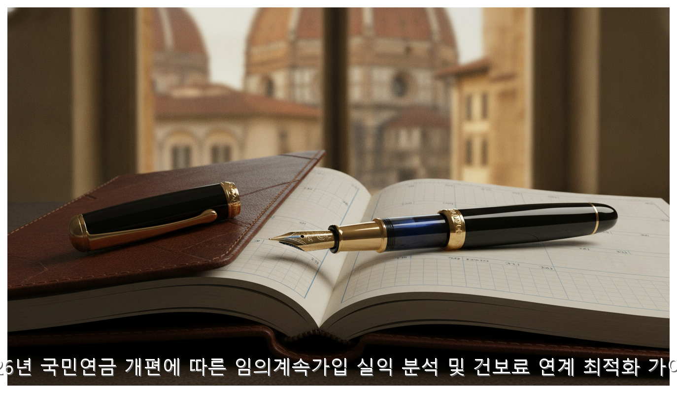 2026년 국민연금 개편에 따른 임의계속가입 실익 분석 및 건보료 연계 최적화 가이드 핵심 안내 및 분석 인포그래픽 (4)
