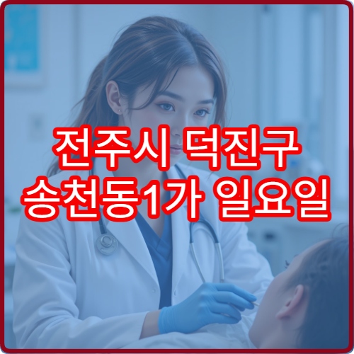 전주시 덕진구 송천동1가 일요일 진료 피부과 알러지 치료