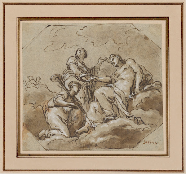 Apotheosis Of Classical Divinities 18th 19th Century