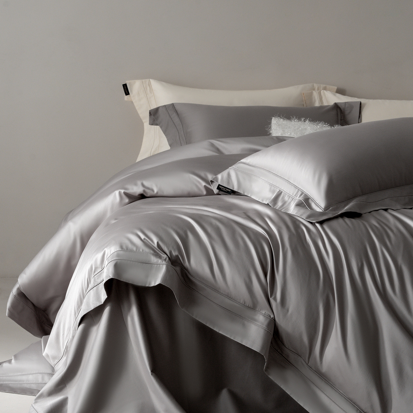 Cotton bed linen set, 400 TC, pure cotton