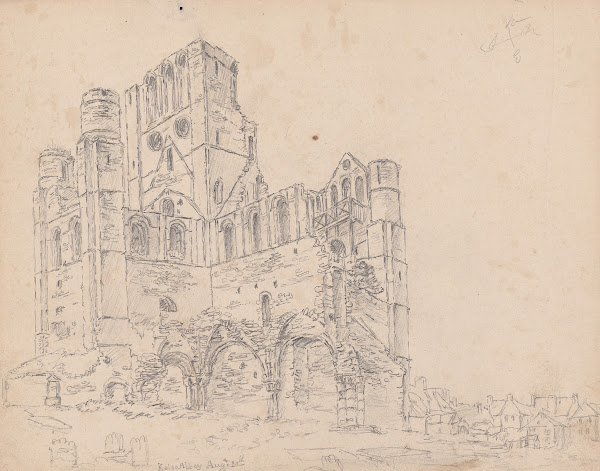 Kelso Abbey Scotland 1792