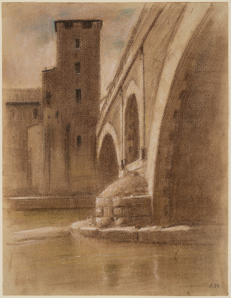 Die Ponte dei Quattro Capi in Rom 1910