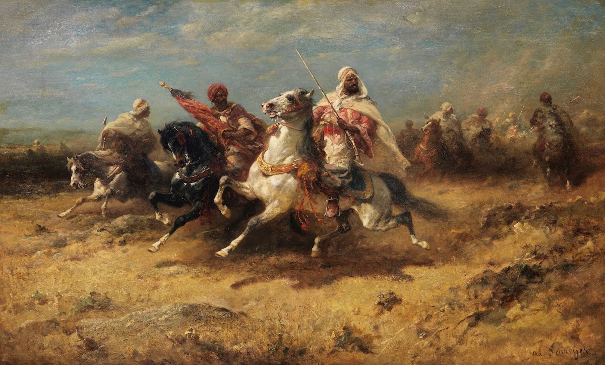 Arabische Reiter 1860 70