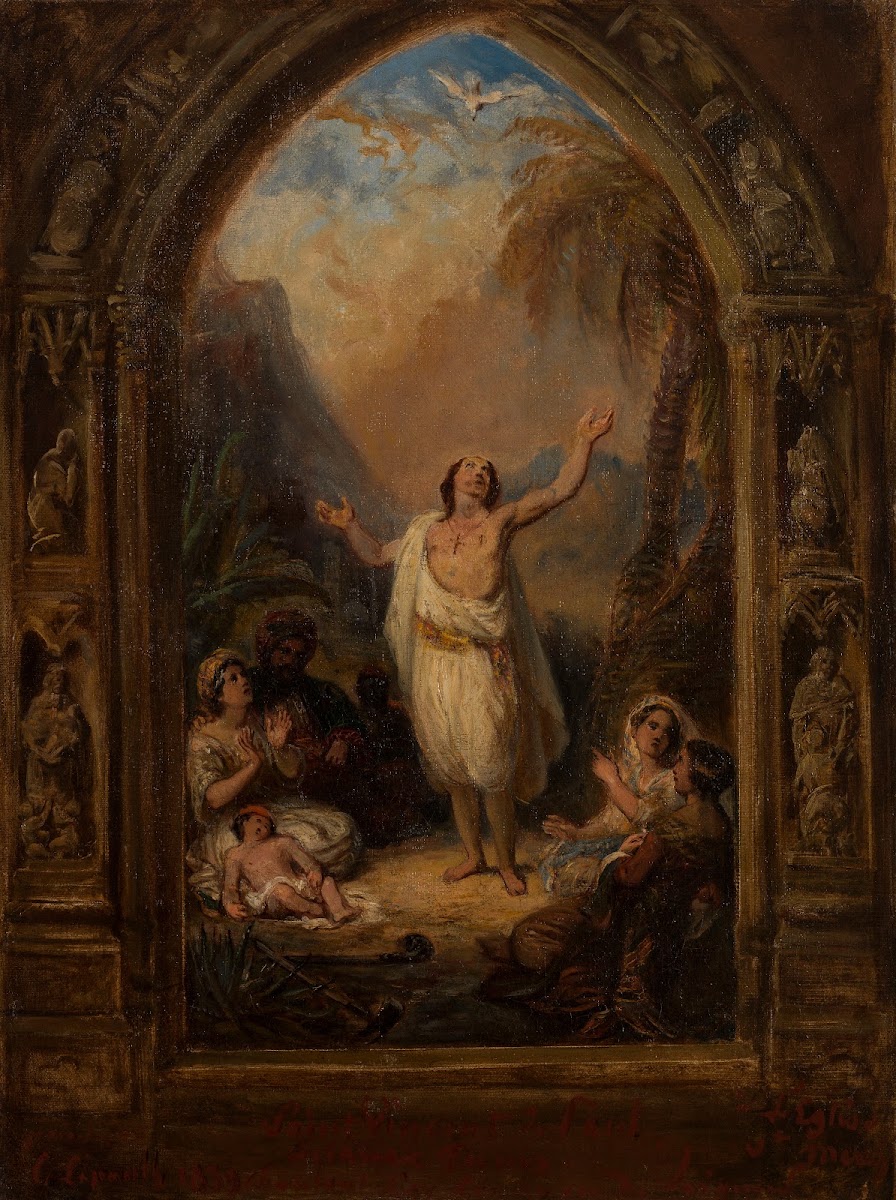 Saint Vincent de Paul arrivant à Tunis 1840