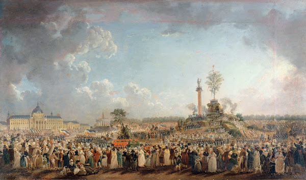 La fête de lÊtre Suprême au Champ de Mars 1794