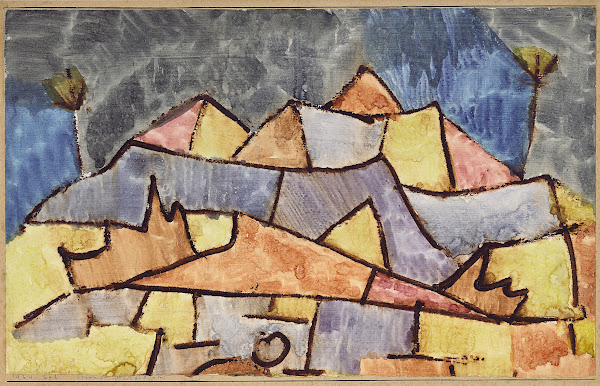Strenge Gebirgsform Kristallines Gebirge 1924