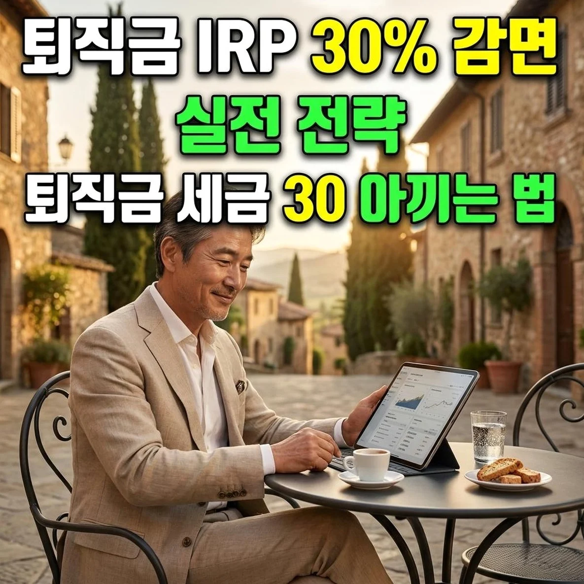 IRP 퇴직금 30% 절세 데이터 가이드