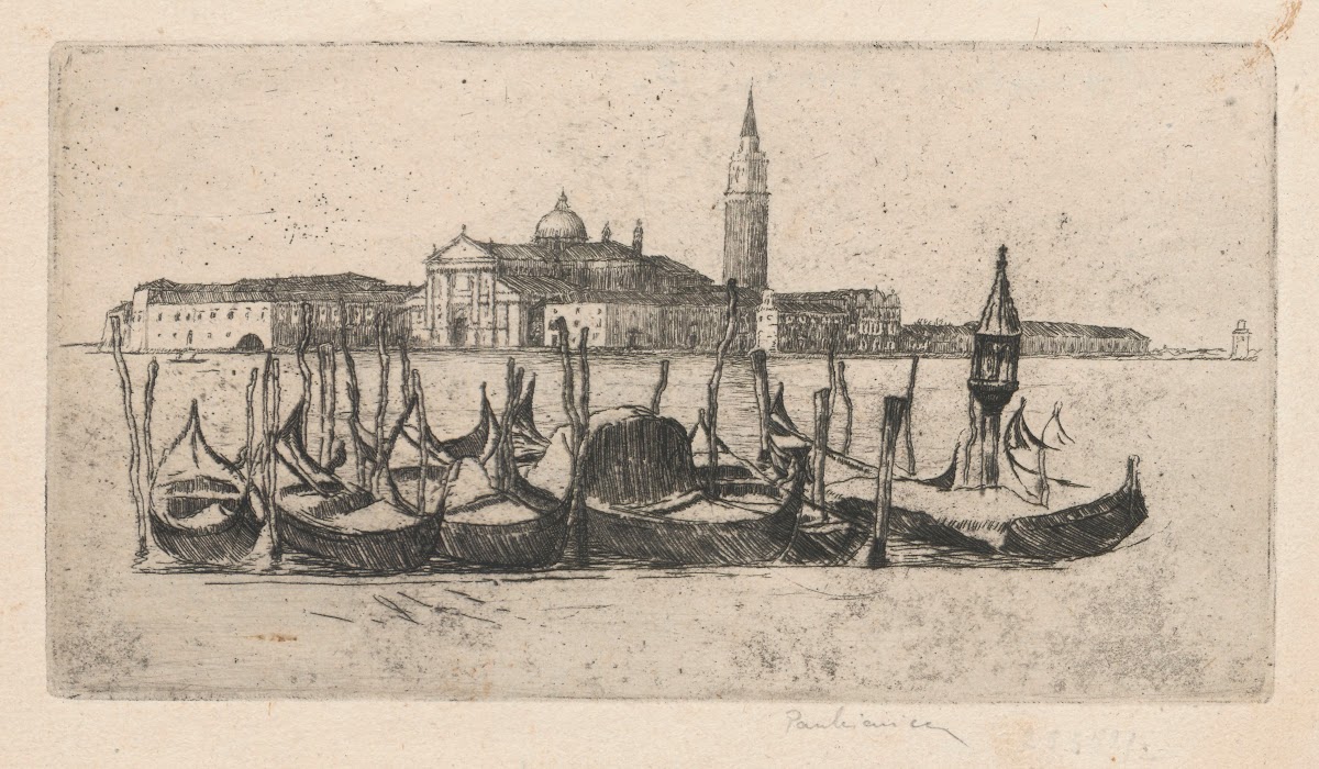 Venice  Gondolas 1904