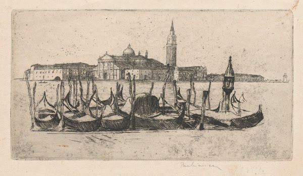 Venice  Gondolas 1904