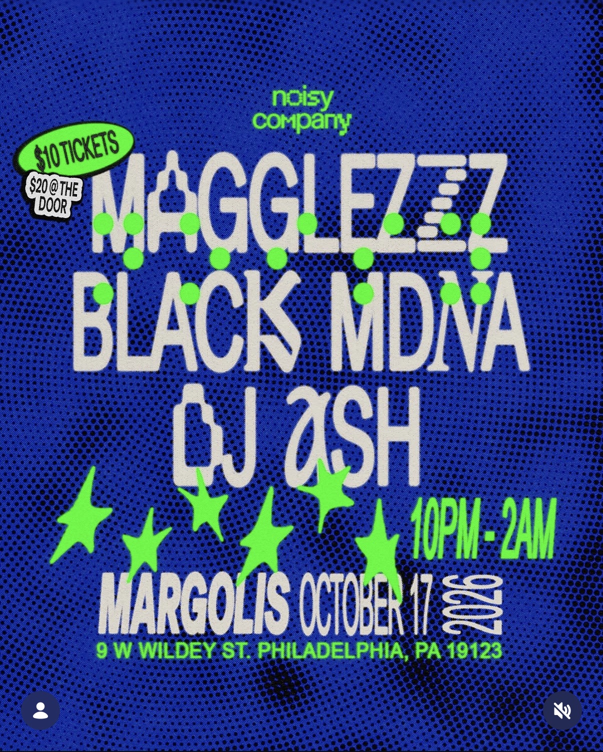 Flyer for Magglezzz, Black MDNA, DJ ASH