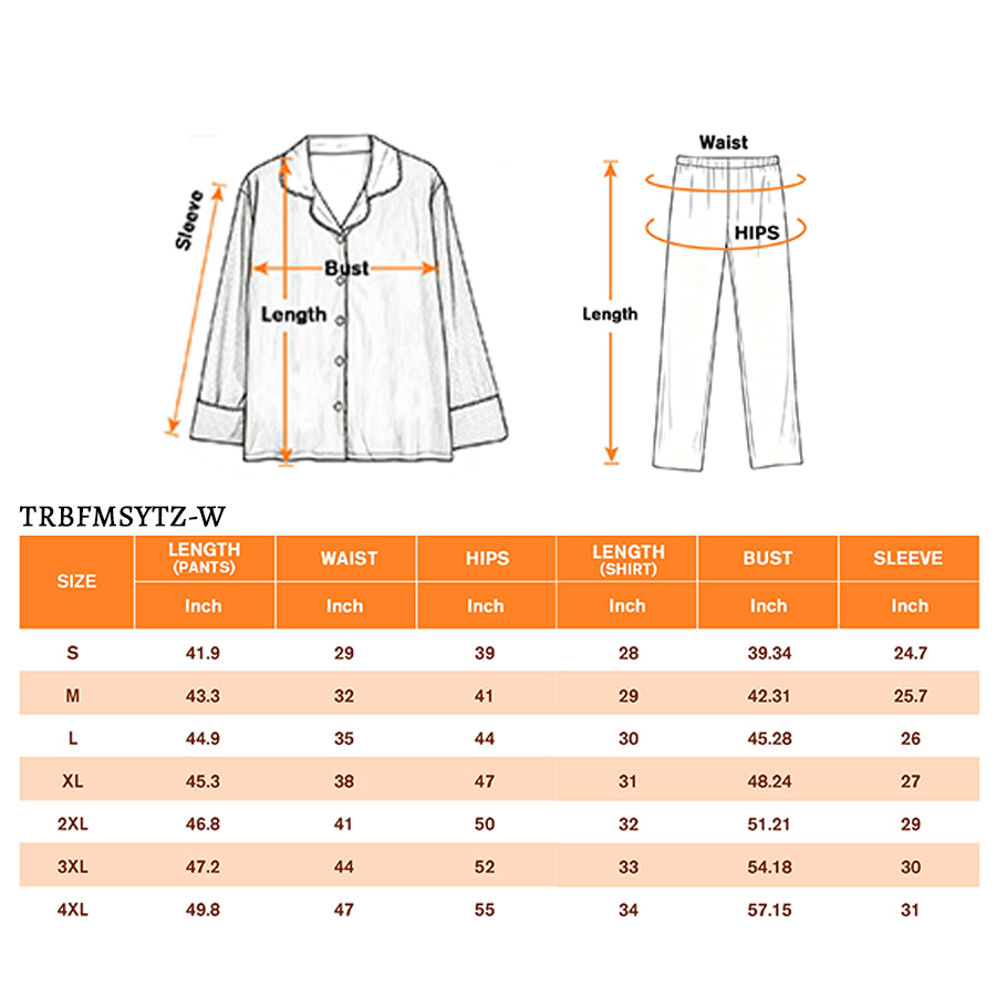 AOP TRB Imitation Cotton Pajama Set
