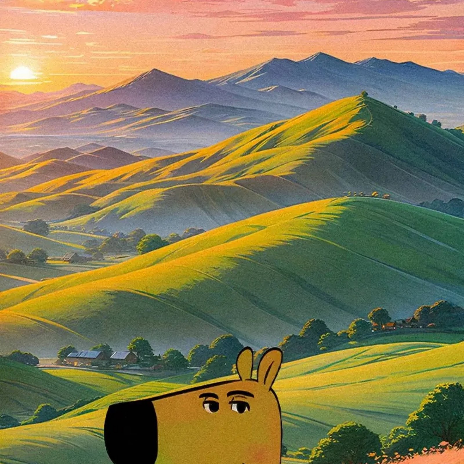 Download Arthur Character in Sunset Hills Full HD iPhone