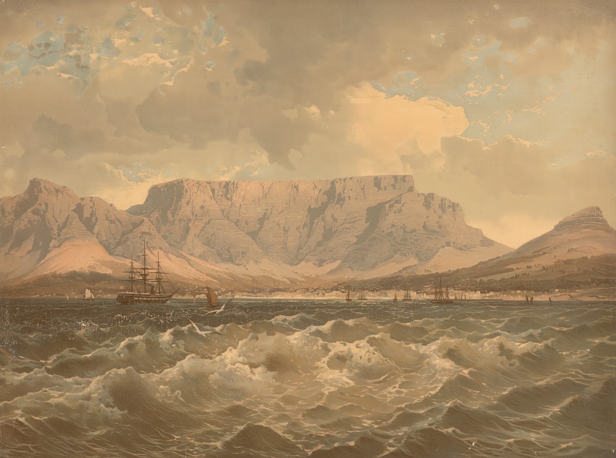 Table Mountain Cape Town 1890