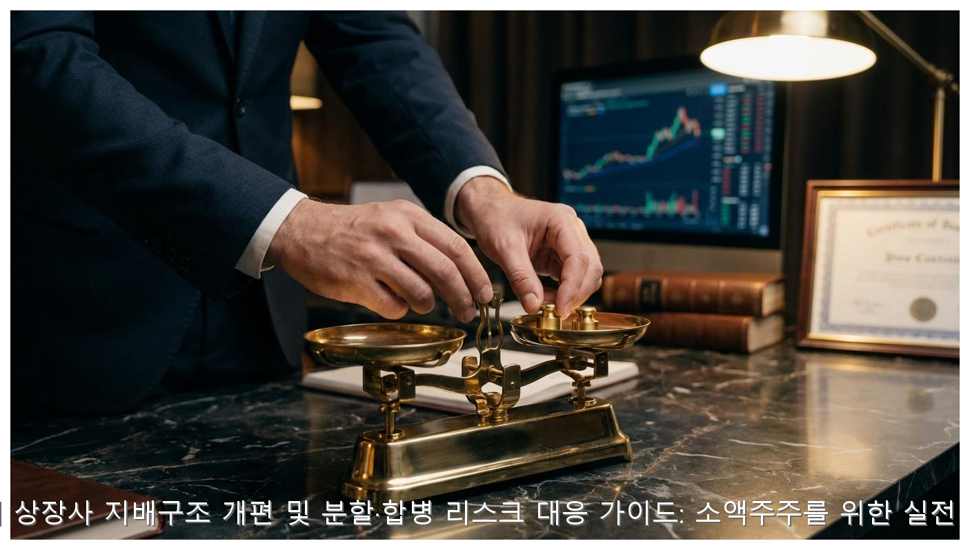 국내 상장사 지배구조 개편 및 분할·합병 리스크 대응 가이드: 소액주주를 위한 실전 전략 핵심 안내 및 분석 인포그래픽 (4)