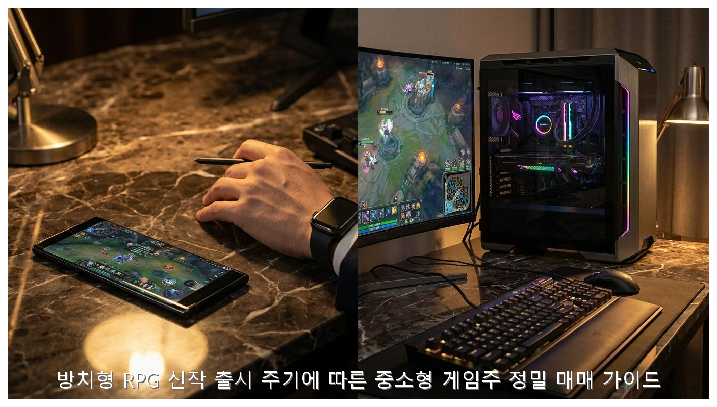방치형 RPG 신작 출시 주기에 따른 중소형 게임주 정밀 매매 가이드 핵심 안내 및 분석 인포그래픽 (2)