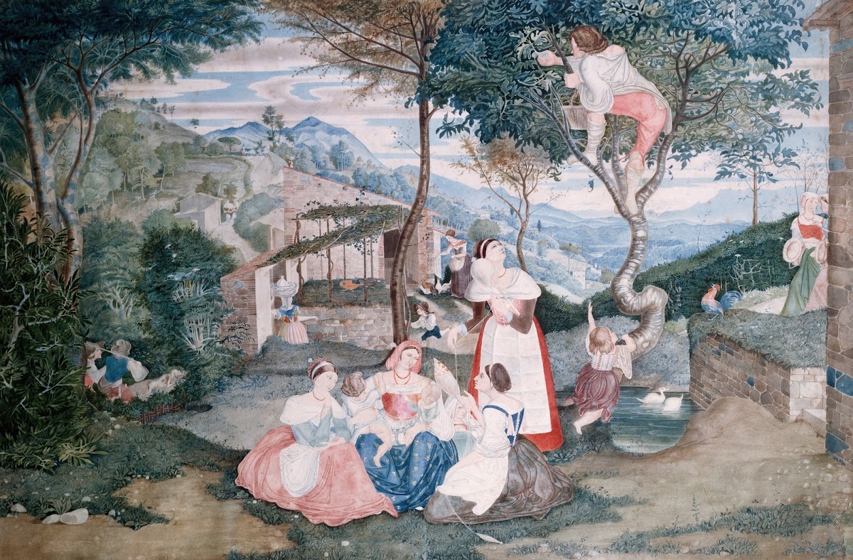 Italian country life circa 1820