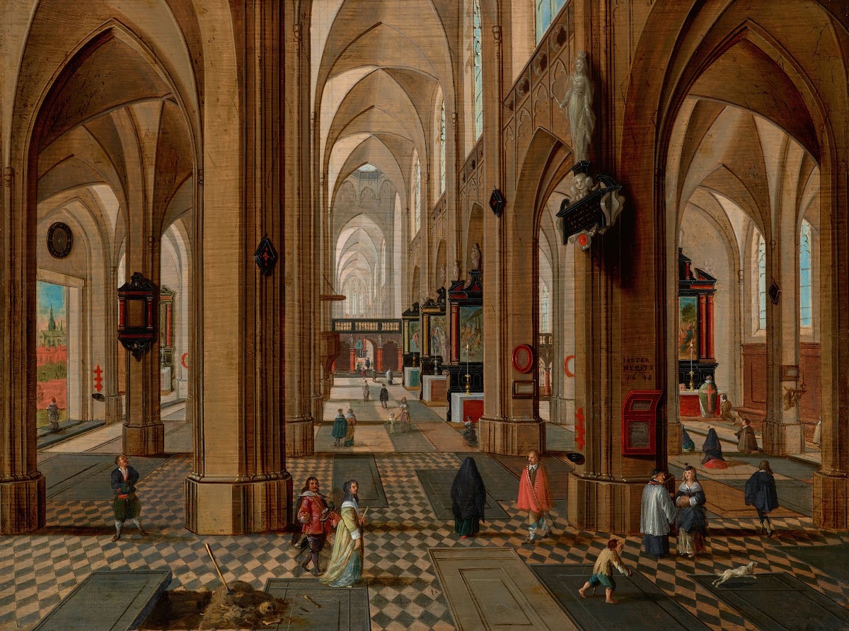 Interior of Antwerp Cathedral 1648