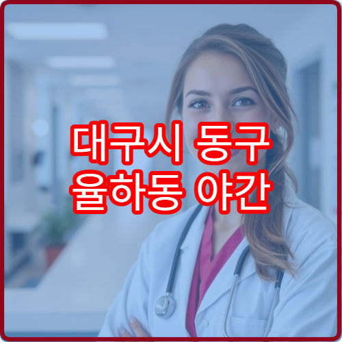 대구시 동구 율하동 야간 안과 진료 병원 상세 안내
