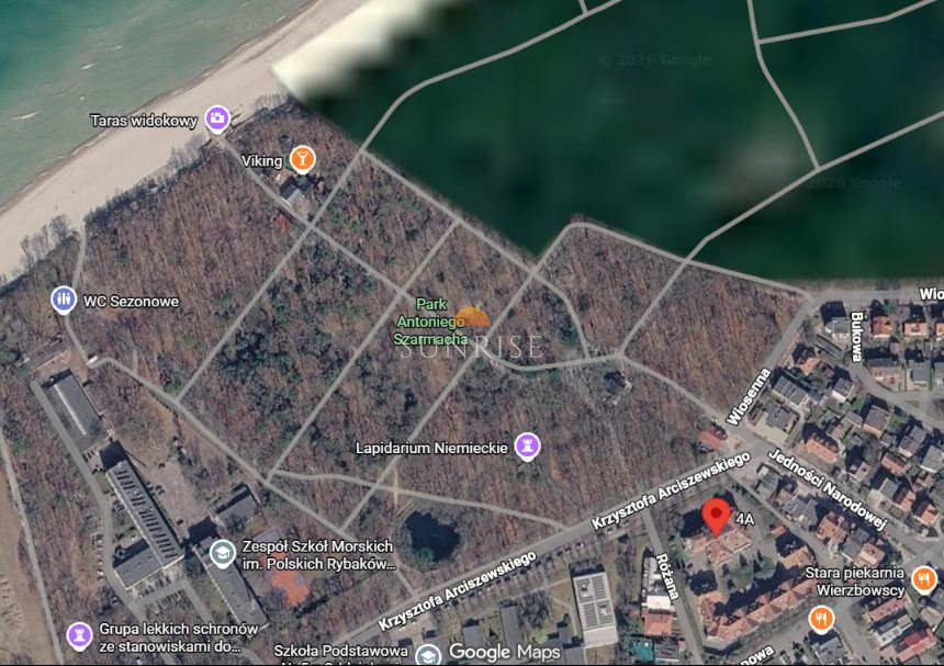 Morze 3 minuty spacerem | 3 pokoje+garaż — mieszkanie, Krzysztofa Arciszewskiego, 4A, Kołobrzeg, Zachodnia