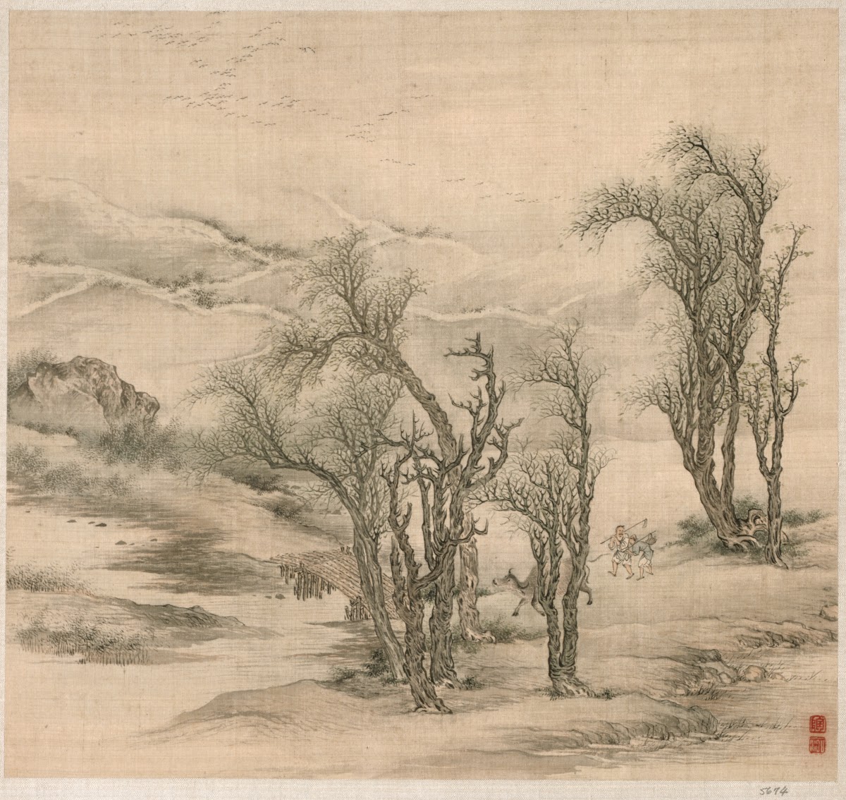 Returning Peasants in a Spring Evening early 1600s