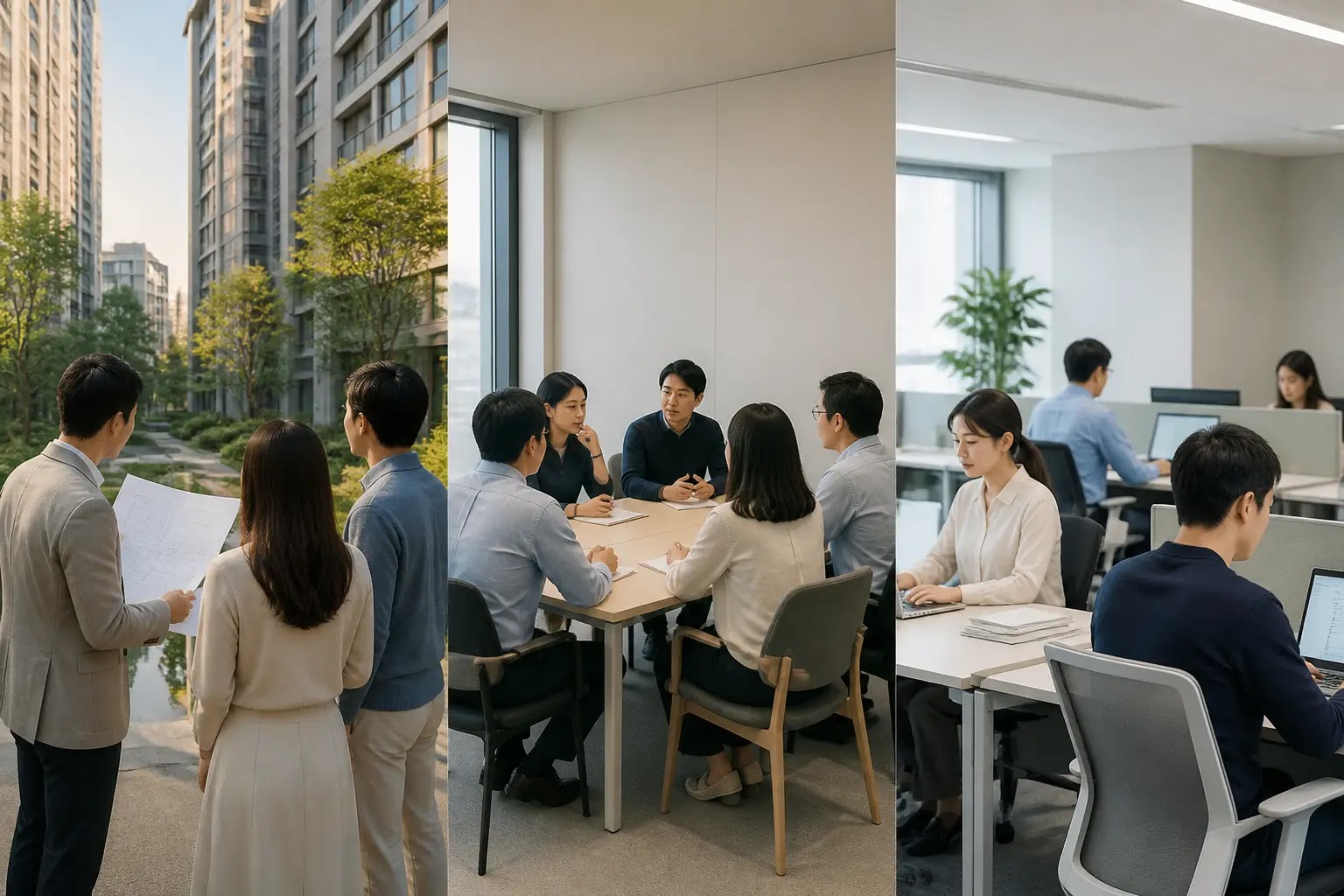 AI-generated Business Daily Brief multi-story editorial montage