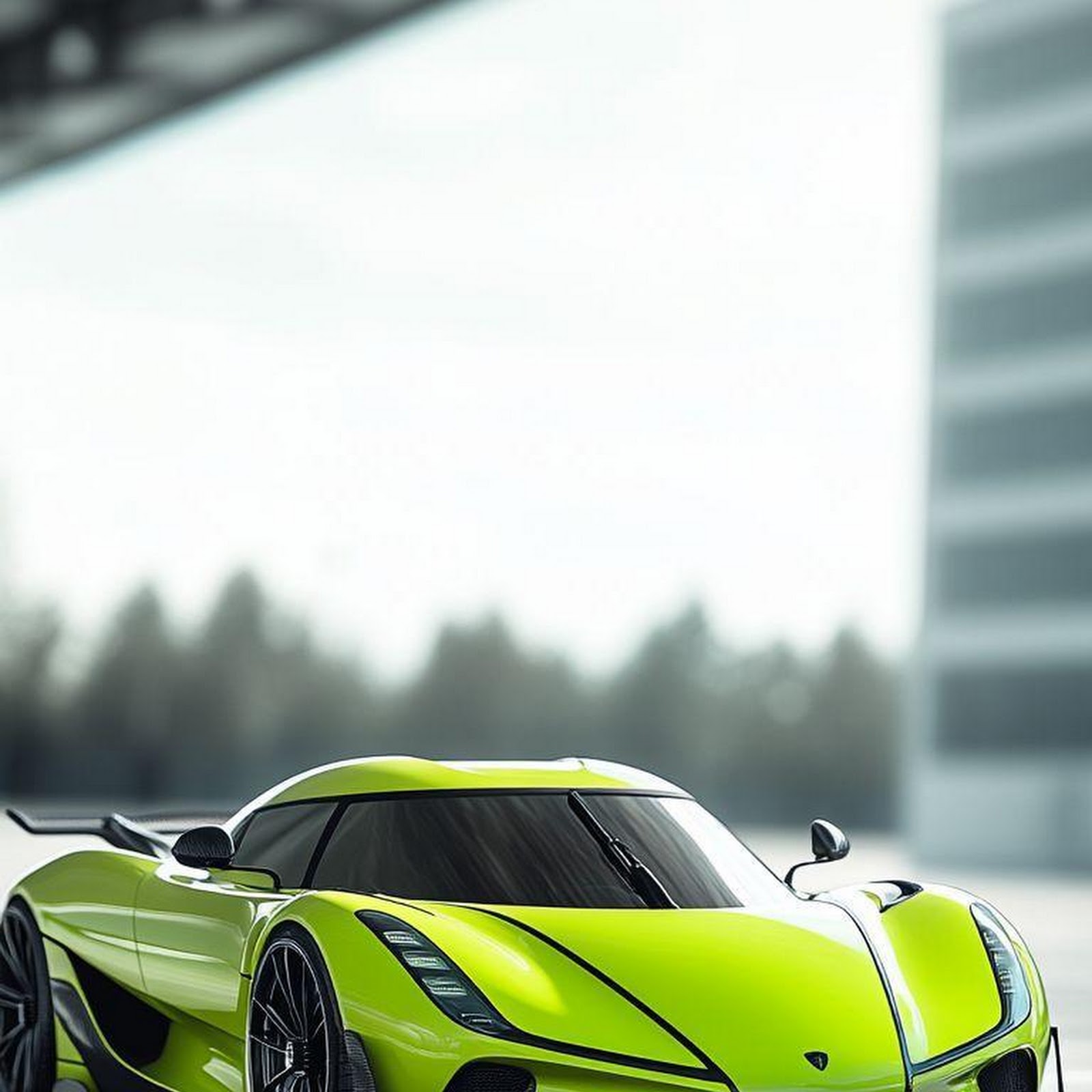 Download Lime Green Koenigsegg Jesko iPhone