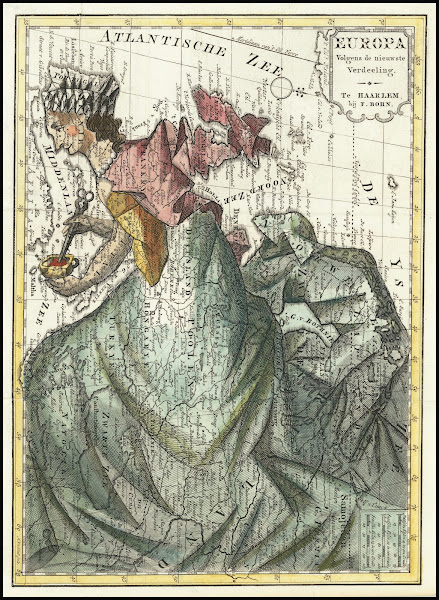 Europa Volgens de nieuwste Verdeeling 1794