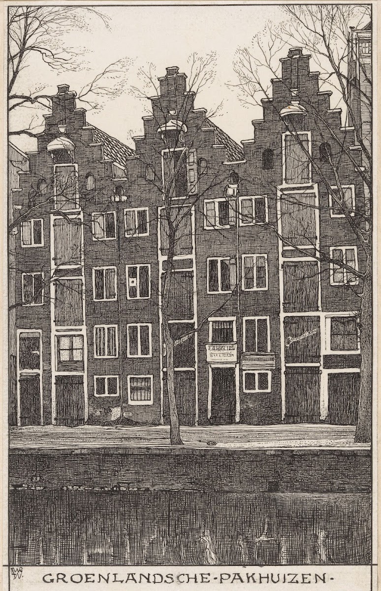 Groenlandsche Pakhuizen te Amsterdam 20th century