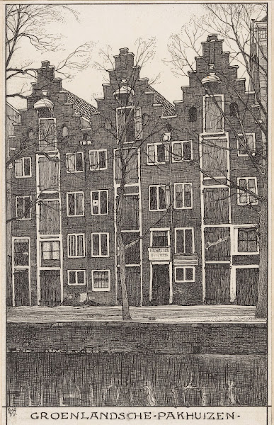 Groenlandsche Pakhuizen te Amsterdam 20th century