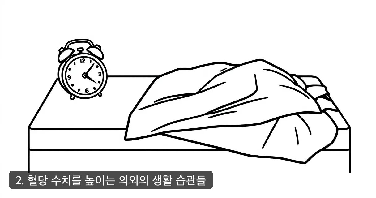 2. 혈당 수치를 높이는 의외의 생활 습관들