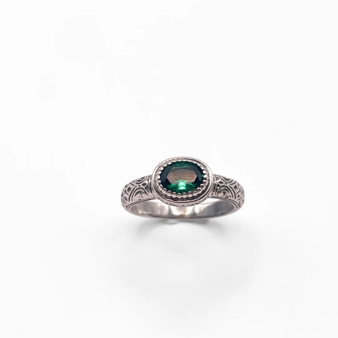 Кольцо SANATA GREEN