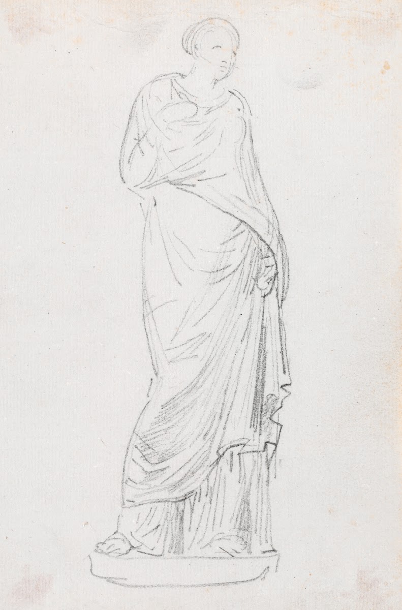 Statue of a Female in a Toga probably c 1754 1765