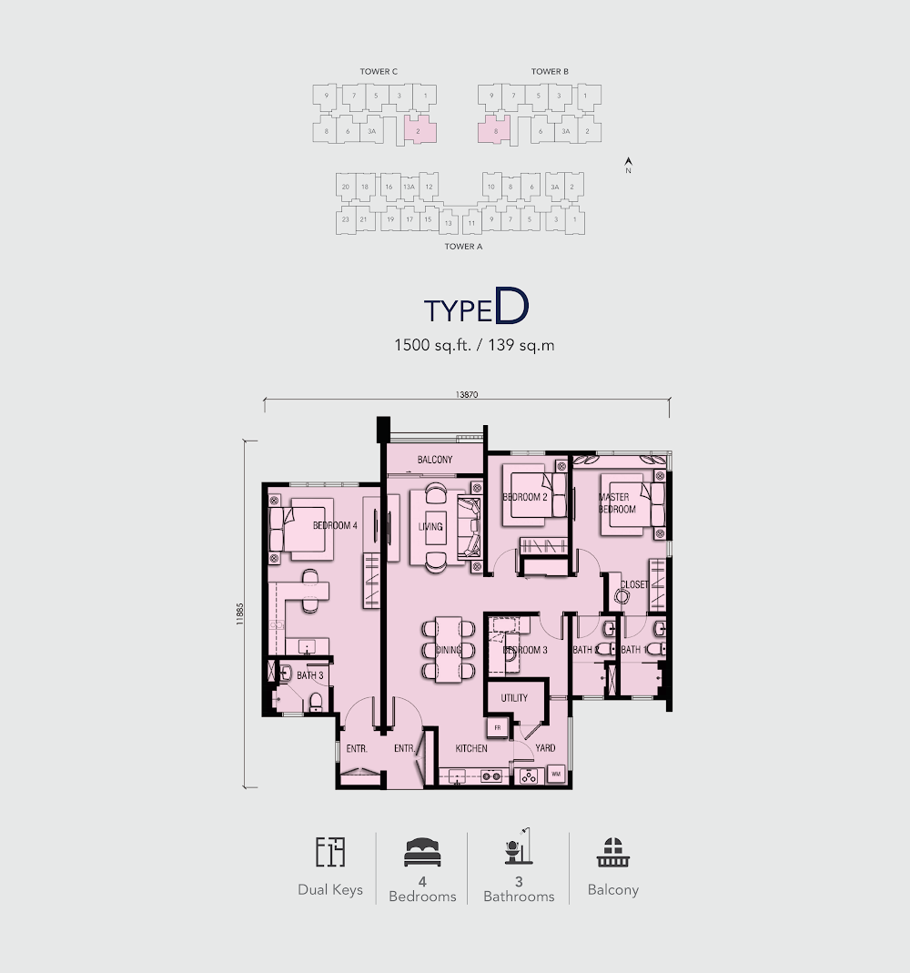 AKASA Cheras South floor plan