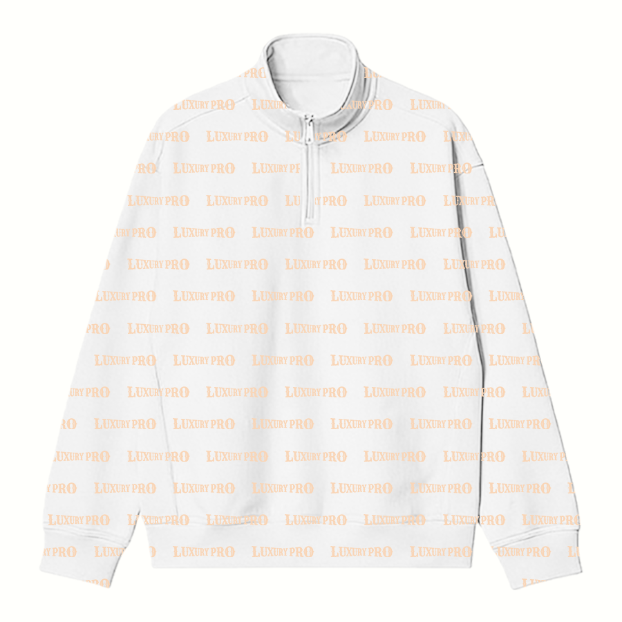 AOP Stand Collar Long-Sleeve Shirt