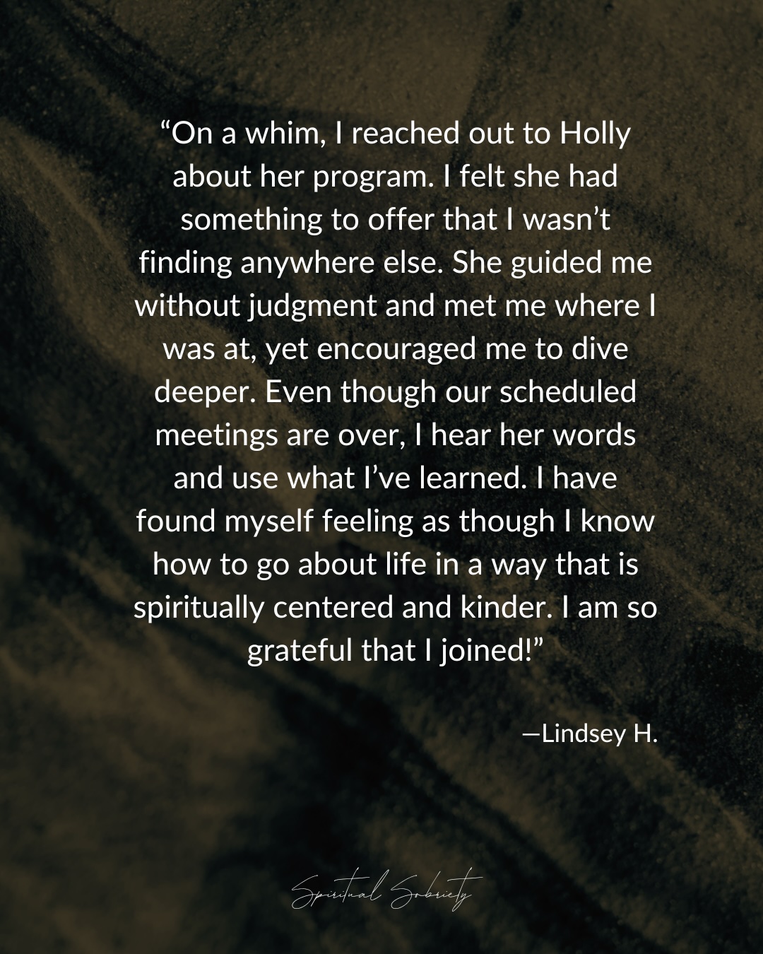 Spiritual Sobriety practitioner