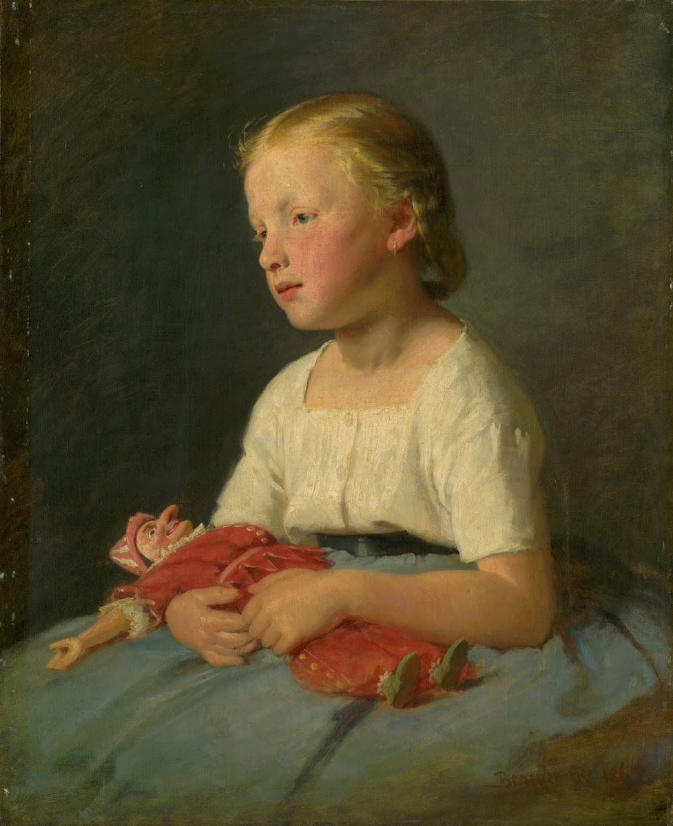 Little Girl with a Doll 1863