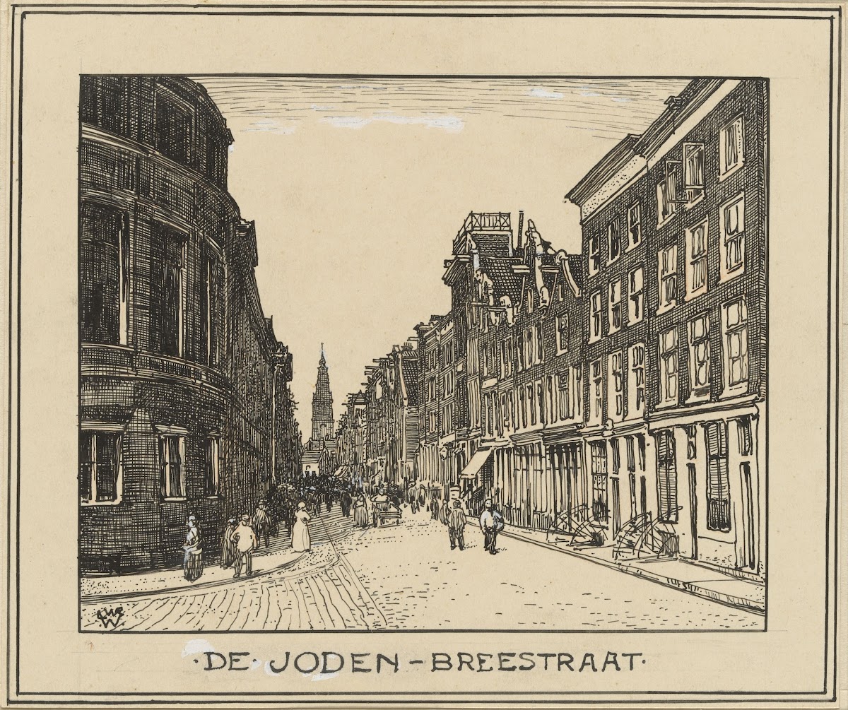 De Joden Breestraat te Amsterdam 20th century