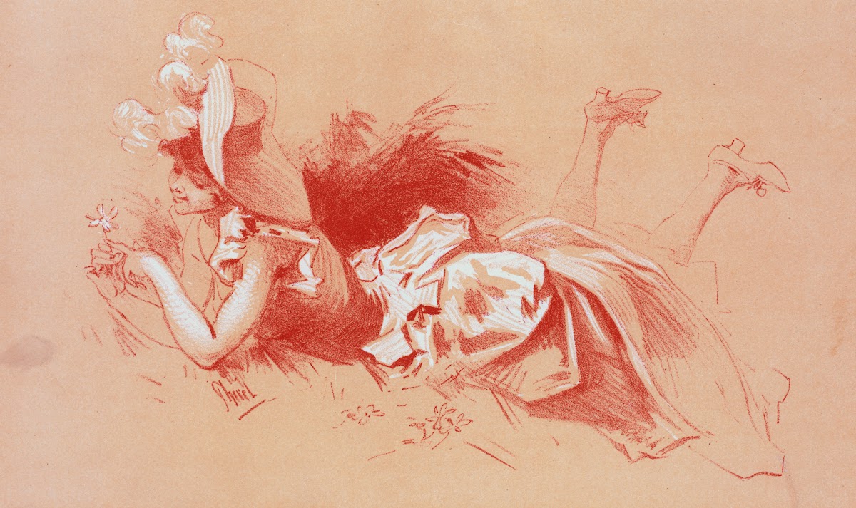 Dessin original pour les Maîtres de lAffiche 1898