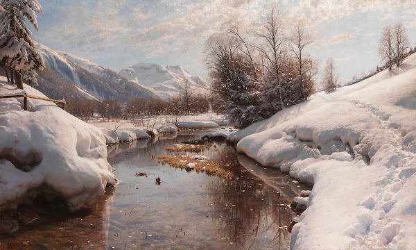 Winter sun in Engadin 1914